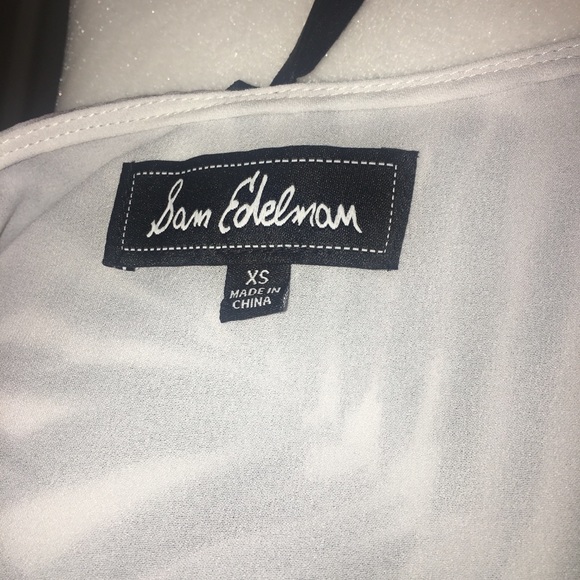 Sam Edelman XS Leaf Shadow Racer Back Dressy Tank - Picture 5 of 8